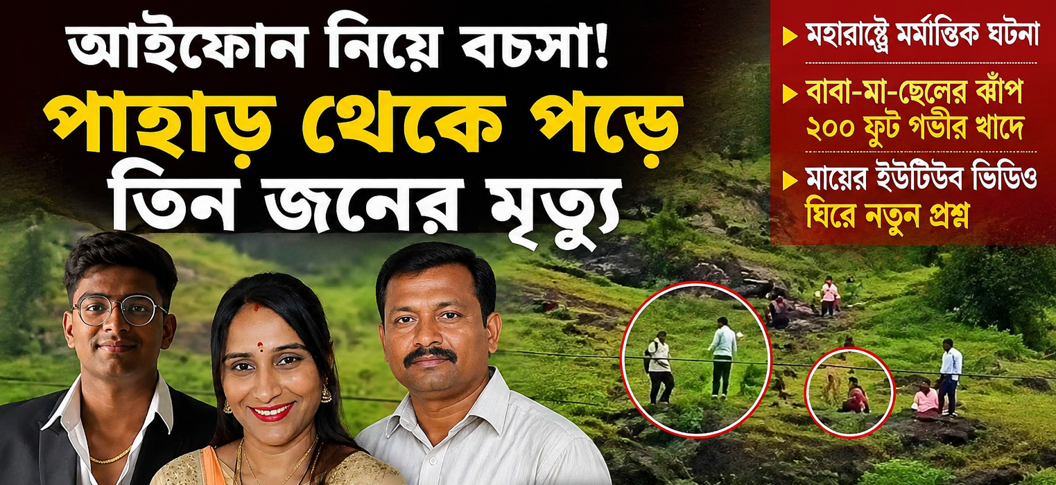 **iPhone Dispute Turns Tragic: Father, Mother & Son Die After Falling From Maharashtra Hill**